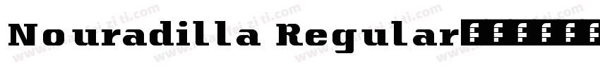 Nouradilla Regular字体转换